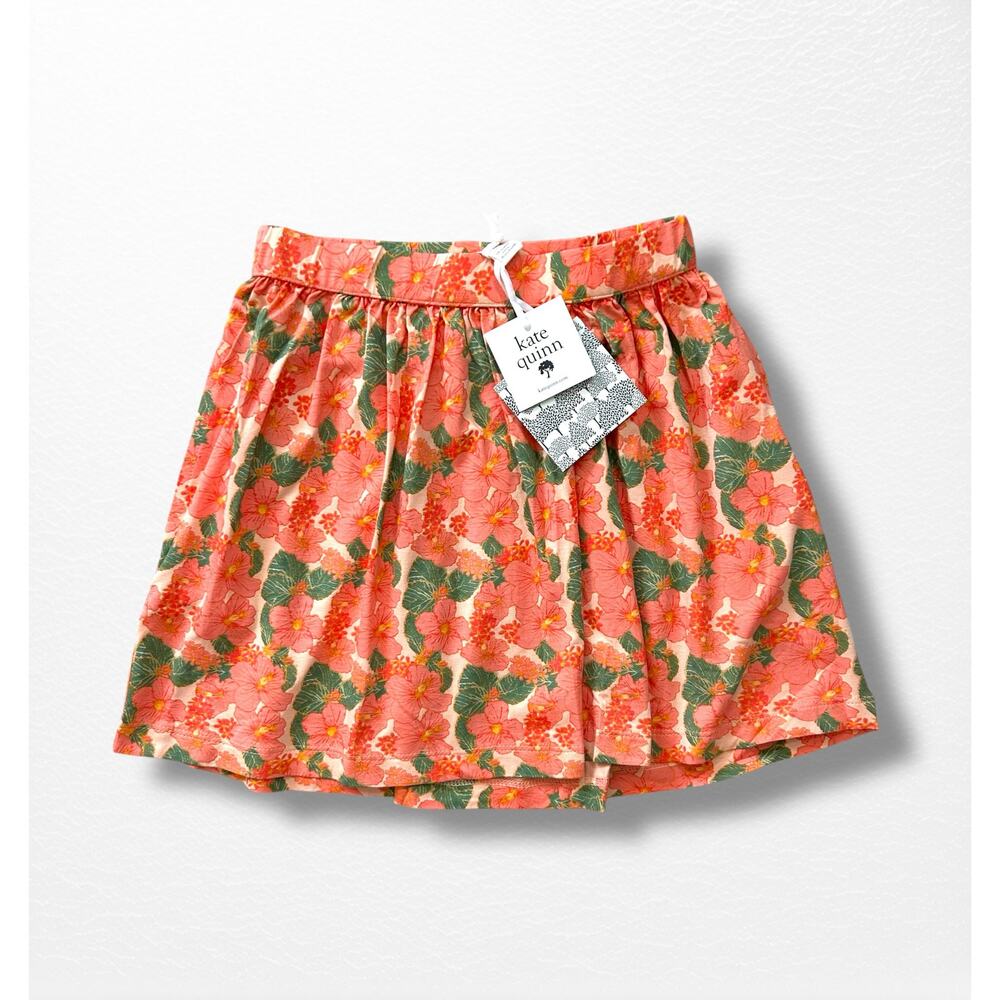 NWT Kate Quinn Bamboo Floral Skirt, Size 5